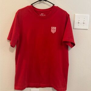Men's Nike Red US Soccer Travel T-Shirt